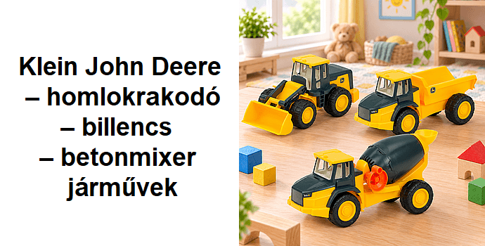 Klein John Deere járművek | KP JÁTÉK