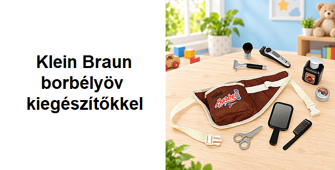 Klein Braun borbélyöv kiegészítőkkel | KP JÁTÉK