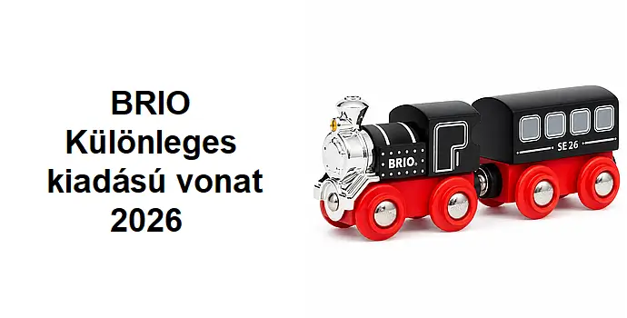 BRIO Különleges kiadású vonat 2026 - KP JÁTÉK