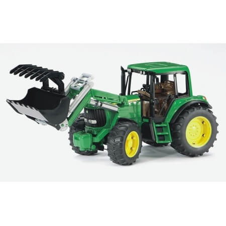 Bruder John Deere 6920 traktor homlokrakodóval - KP JÁTÉK