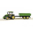 Bruder John Deer 5115M traktor utánfutóval - KP JÁTÉK