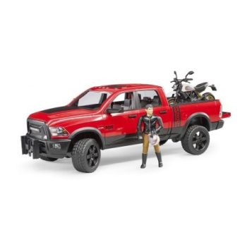 Bruder RAM 2500 Pickup Ducati motorral és motorossal - KP JÁTÉK