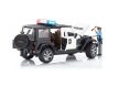 Bruder Jeep Wrangler Unlimited Rubicon rendőrségi jármű fehér figuráva - KP JÁTÉK