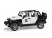 Bruder Jeep Wrangler Unlimited Rubicon rendőrségi jármű fehér figuráva - KP JÁTÉK
