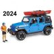 Bruder Jeep Wrangler Rubicon Unlimited kajakkal és figurával - KP JÁTÉK