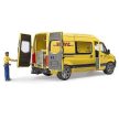 Bruder MB Sprinter DHL furgon sofőrrel - KP JÁTÉK