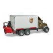 Bruder MACK Granite UPS Logisztikai teherautó hordozható targoncával - KP JÁTÉK