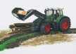 Bruder Fendt 936 Vario traktor homlokrakodóval - KP JÁTÉK