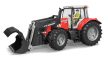 Bruder Massey Ferguson 7600 traktor homlokrakodóval - KP JÁTÉK