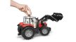 Bruder Massey Ferguson 7600 traktor homlokrakodóval - KP JÁTÉK