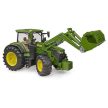Bruder John Deere 7R 350 traktor homlokrakodóval - KP JÁTÉK