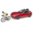 Bruder Roadster országúti kerékpárral és kerékpárossal - KP JÁTÉK