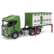 Bruder Scania Super 560R Állatszállító tehénfigurával - KP JÁTÉK