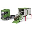 Bruder Scania Super 560R Állatszállító tehénfigurával - KP JÁTÉK
