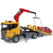 Bruder Scania Super 560R autószállító Roadsterrel - KP JÁTÉK