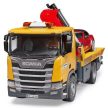 Bruder Scania Super 560R autószállító Roadsterrel - KP JÁTÉK