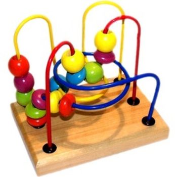 Fa golyóvezető ügyességi játék - kicsi - KP JÁTÉK