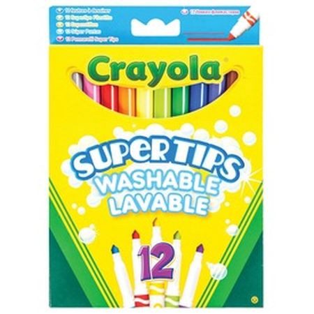 Crayola 12 darabos vékony filctoll készlet - KP JÁTÉK