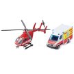 SIKU Mercedes-Benz Sprinter mentőautó és helikopter - KP JÁTÉK