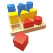 Színek és formák fa kirakó - KP JÁTÉK