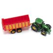 SIKU John Deere traktor szilázs pótkocsival - KP JÁTÉK