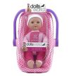 Isabella alvó baba babahordozóval - 30 cm - KP JÁTÉK