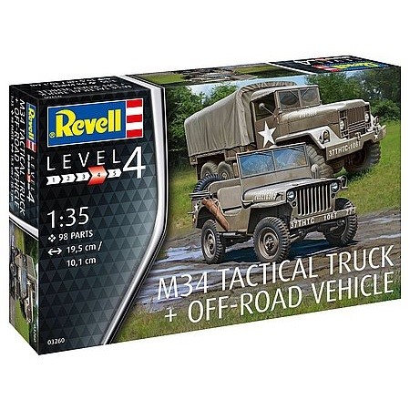Revell M34 Tactical Truck & Off Road Vehicle 1:35 - KP JÁTÉK