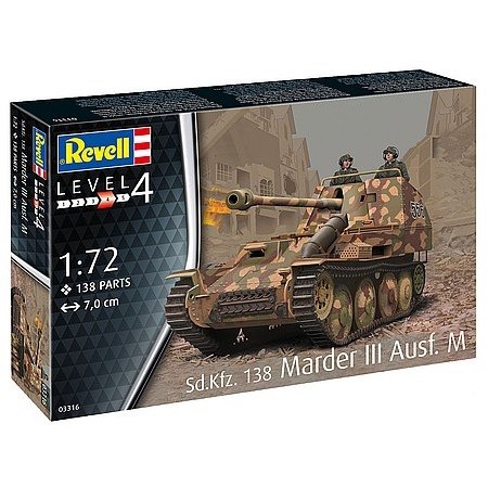 Revell Sd. Kfz. 138 Marder III Ausf. M 1:72 - KP JÁTÉK