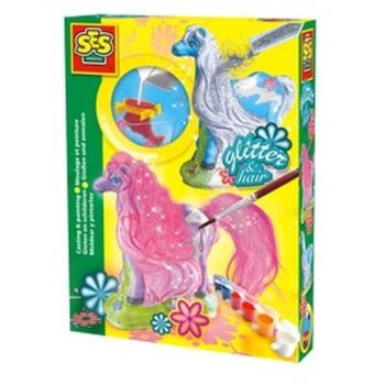 SES csillogó lovacskák gipszkiöntő készlet - KP JÁTÉK