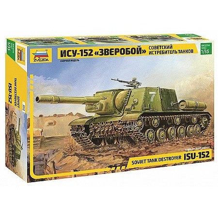 Zvezda ISU-152 Soviet Self-propelled Gun 1:35 - KP JÁTÉK