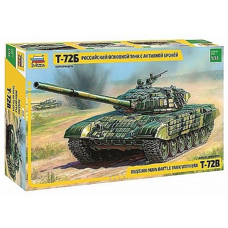 Zvezda T-72B with ERA Russian Main Battle Tank 1:35 - KP JÁTÉK