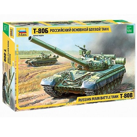 Zvezda T-80B Russian MBT 1:35 - KP JÁTÉK