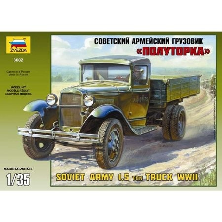 Zvezda GAZ-AA Soviet Army 1,5 Ton Truck WWII 1:35 - KP JÁTÉK