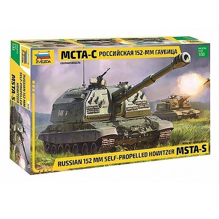Zvezda MSTA Self Propelled Howitzer 1:35 - KP JÁTÉK