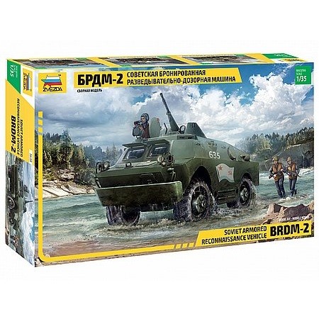 Zvezda BRDM-2 Russian Armored Car 1:35 - KP JÁTÉK