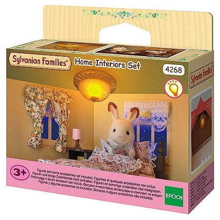 Sylvanian Families Lakás dekoráció lámpával - KP JÁTÉK