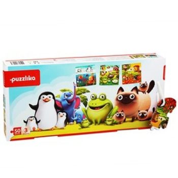 Kedvenc állatok 3 az 1-ben XXL puzzle - KP JÁTÉK