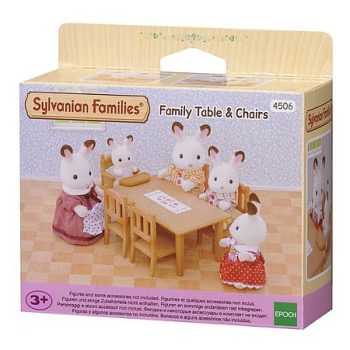 Sylvanian Families Étkező asztal székekkel - KP JÁTÉK