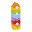 Cubika Fa toronyépítő 12 db - KP JÁTÉK