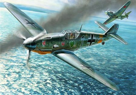 Zvezda Messerschmitt Bf-109 F4 1:48 - KP JÁTÉK