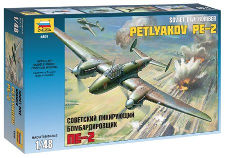 Zvezda Petlyakov Pe-2 Airplane 1:48 - KP JÁTÉK