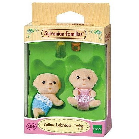 Sylvanian Families sárga Labrador kutyus ikrek - KP JÁTÉK