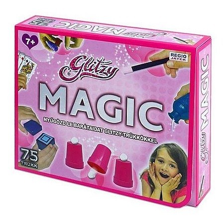 Glitzy Magic bűvész doboz lányoknak - 75 trükkel - KP JÁTÉK