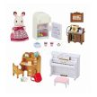  Sylvanian Families Csoki nyuszi mama klasszikus bútor szettel - KP JÁTÉK