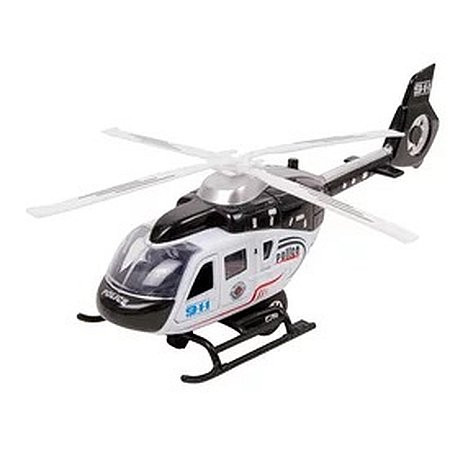 Fém rendőrségi helikopter - 21 cm - KP JÁTÉK