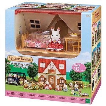 Sylvanian Families Piros tetős kezdő ház szett - KP JÁTÉK