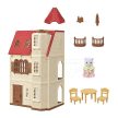 Sylvanian Families Piros tetős emeletes tornyos ház - KP JÁTÉK