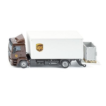 SIKU UPS MAN teherautó zárt felépítménnyel és emelőhátfallal - KP JÁTÉK