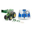 SIKU John Deere 7310R traktor homlokrakodóval - KP JÁTÉK