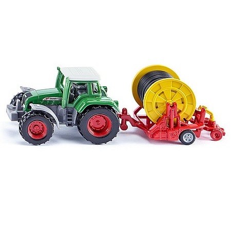 SIKU Fendt traktor locsolótömlős utánfutóval - KP JÁTÉK